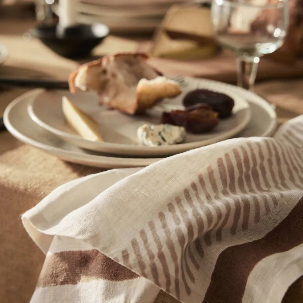Ella serviett, brun