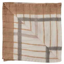 Ella serviett, grey checkered