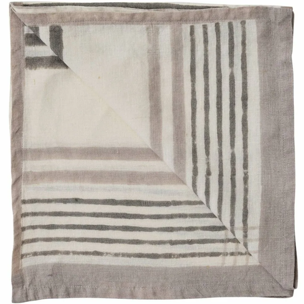 Ella serviett, hazelnut checkered