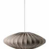 Ellipse taklampe, 65 cm, grå