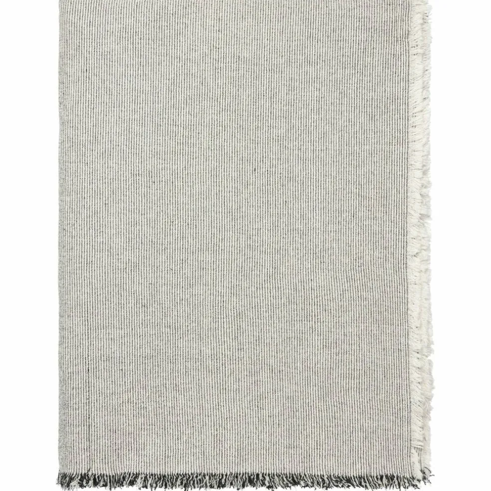 Elouise bordduk 200 x 160 cm, svart/offwhite