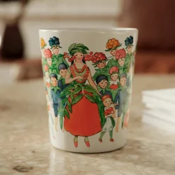 Elsa Beskow kopp 28 cl, nasturtium