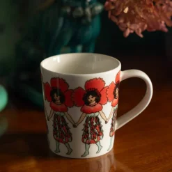 Elsa Beskow kopp med hank 40 cl, august