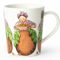 Elsa Beskow kopp med hank 28 cl, Mrs Beetroot