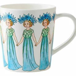 Elsa Beskow, Krus 40 cl med Hank - Jomfru Kornblomst