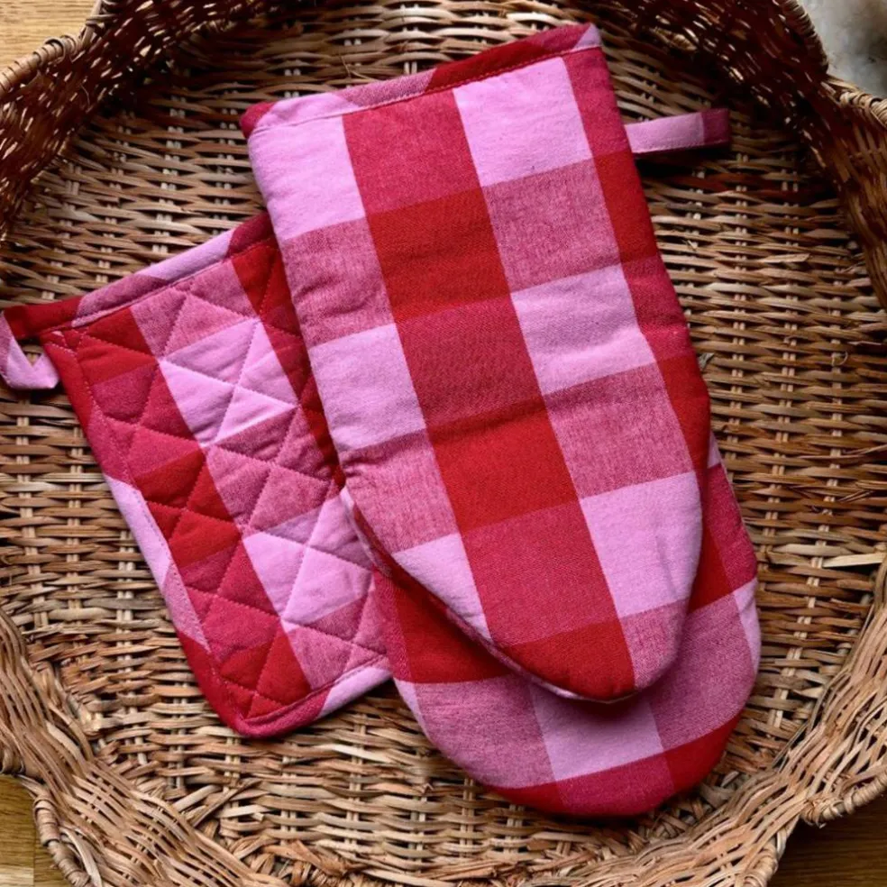 Elsa gryteklut 20 × 20 cm, grønn/beige