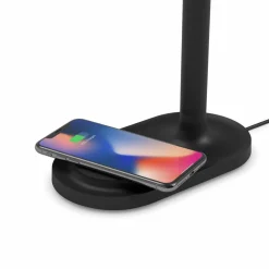 Emendo lampe med trådløs Qi-lader, cloud