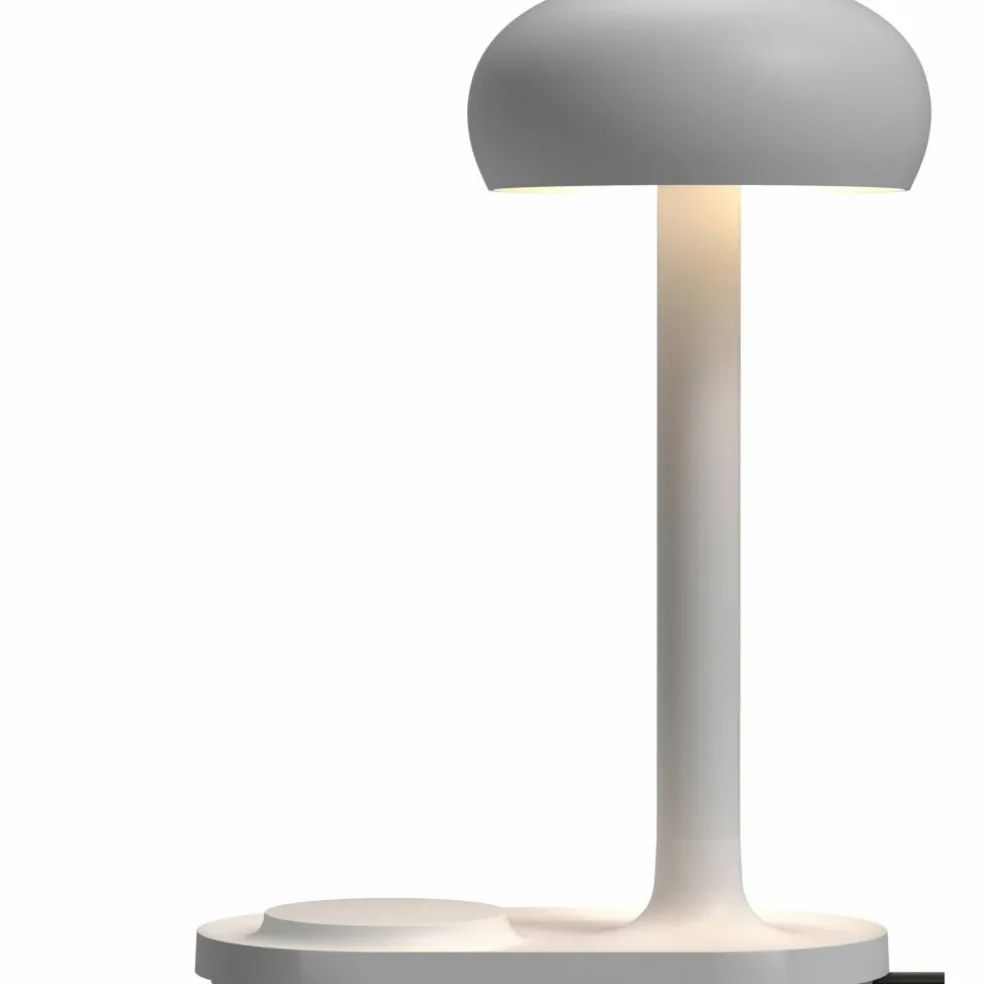 Emendo lampe med trådløs Qi-lader, cloud