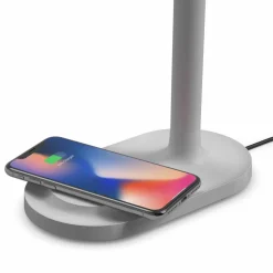 Emendo lampe med trådløs Qi-lader, black