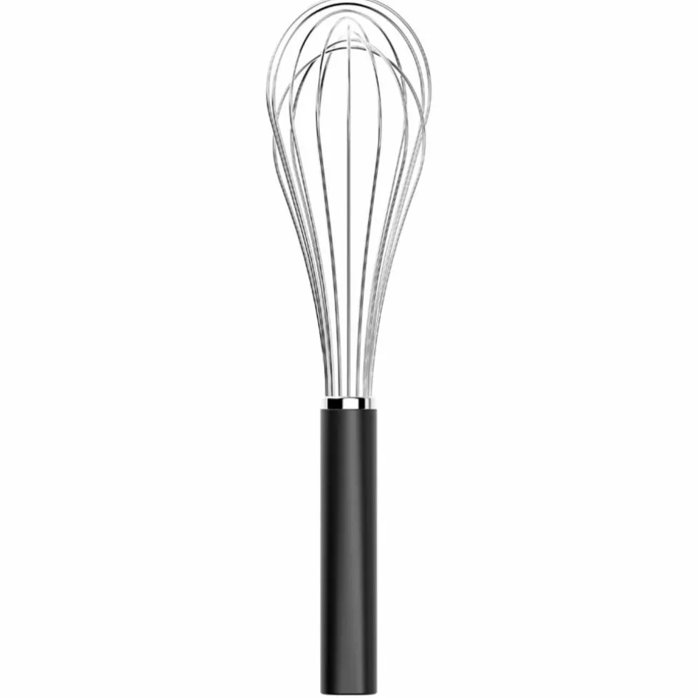 Emma visp stål 27 cm, svart