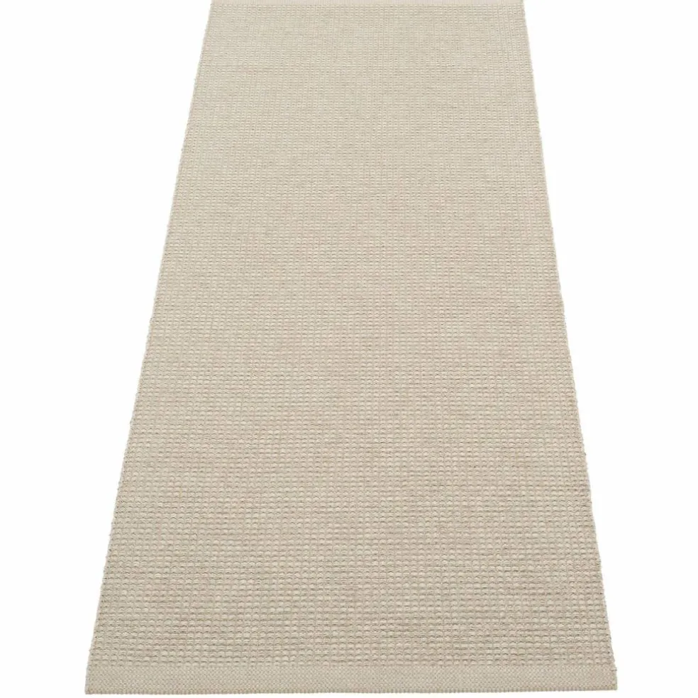 Emm Matte 180x70 cm, black/linen