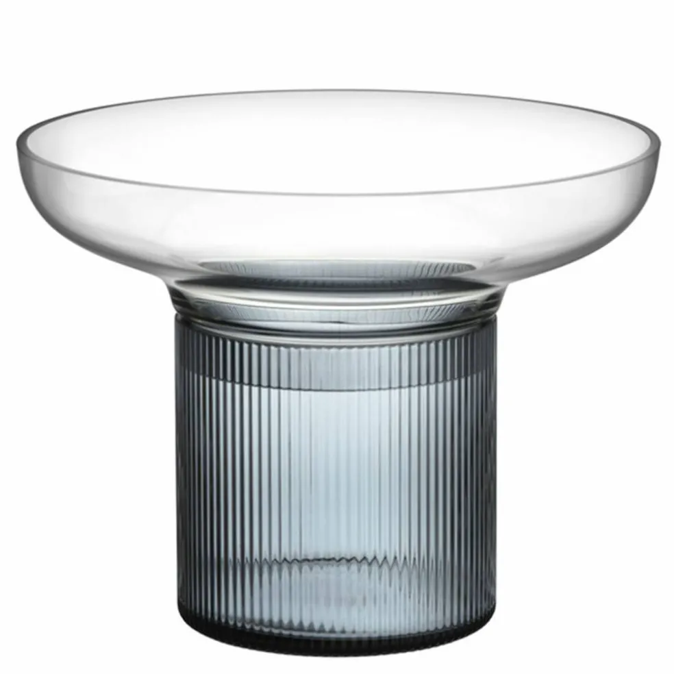 Ensemble-vase 15 cm, blå/grå