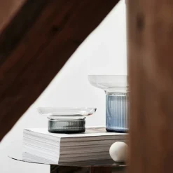 Ensemble-vase 15 cm, blå/grå