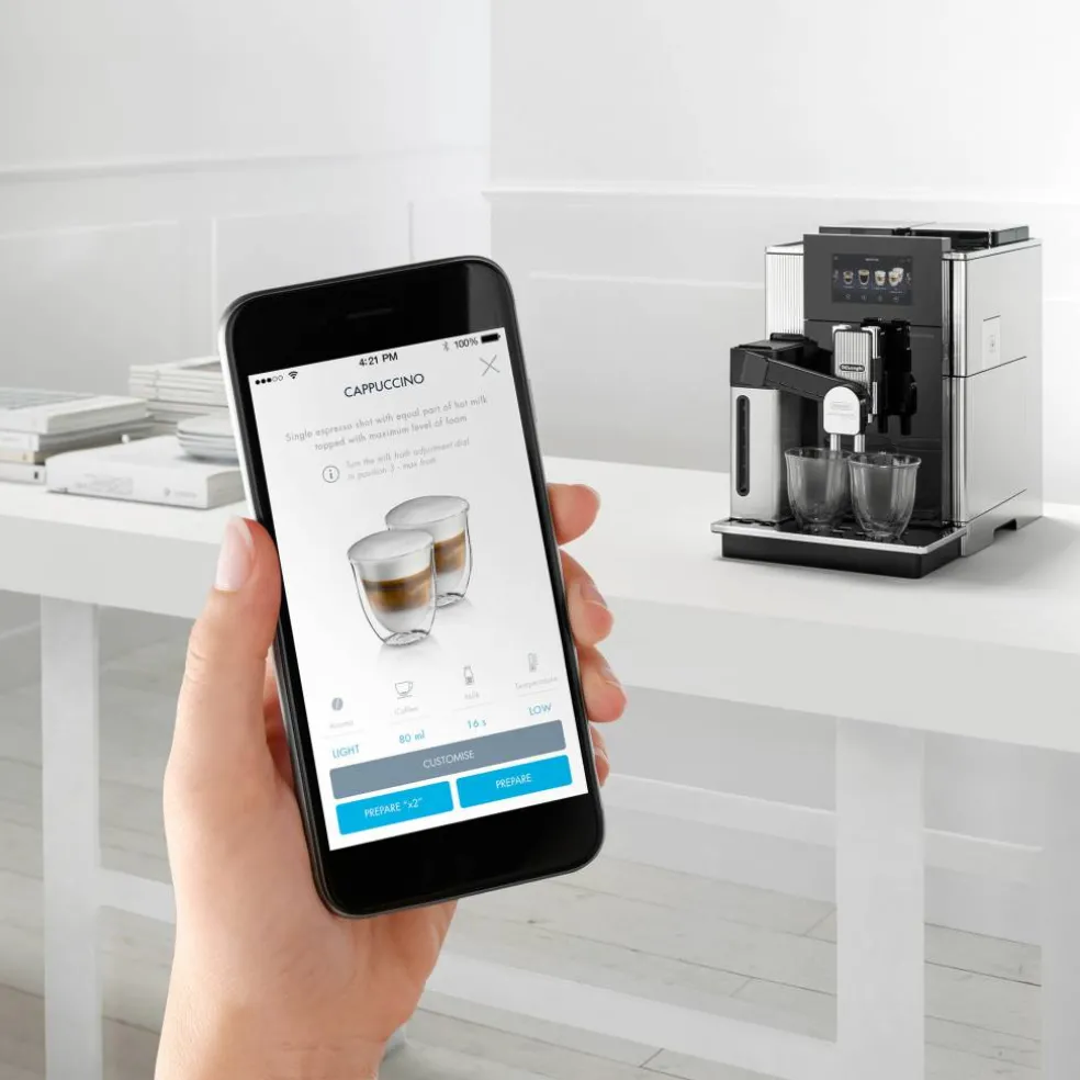 EPAM960.75.GLM Maestosa kaffemaskin, stål