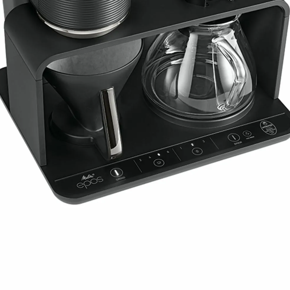 Epos kaffetrakter, svart/krom