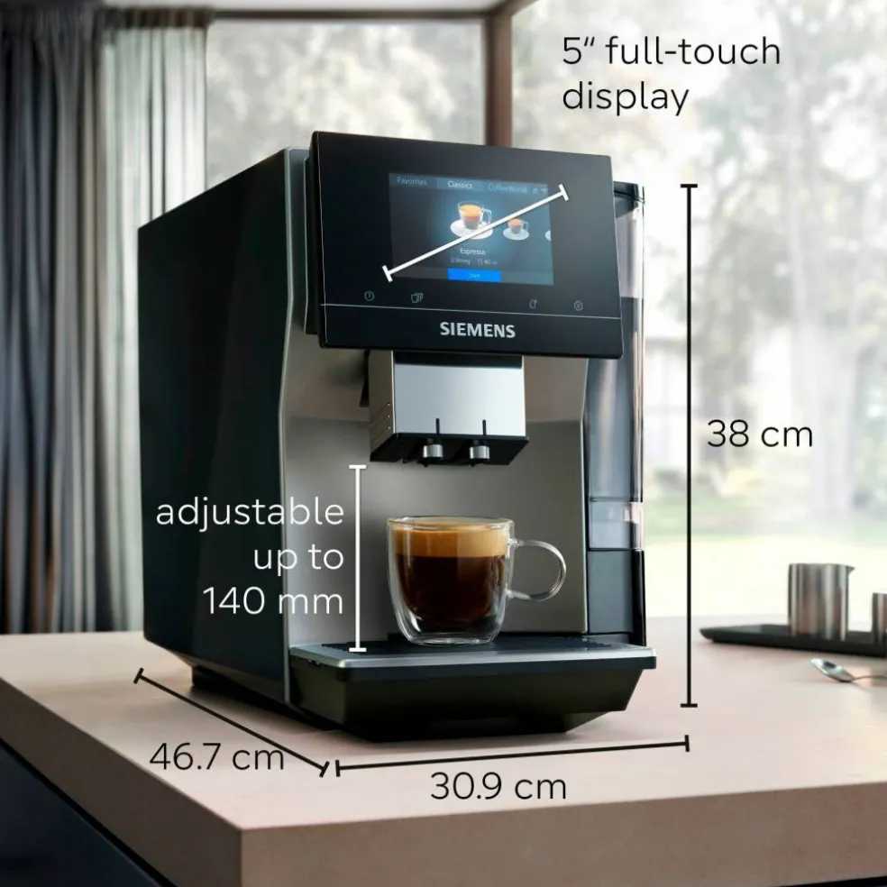 EQ700 Classic Morgendis helautomatisk kaffemaskin 2,4 liter