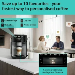 EQ600 iAroma TP603E07 helautomatisk espressomaskin, inox/silver metallic