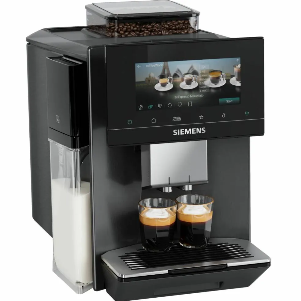EQ900 plus iAroma TQ925EZ5 helautomatisk espressomaskin, Dark Inox