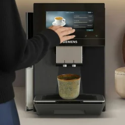 EQ900 plus iAroma TQ925EZ5 helautomatisk espressomaskin, Dark Inox