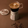 Espressokanne, rød