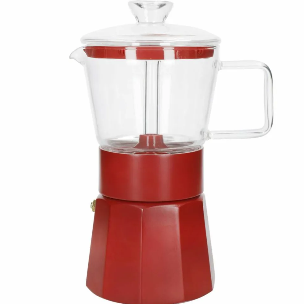 Espressokanne, rød