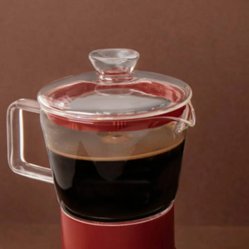 Espressokanne, rød