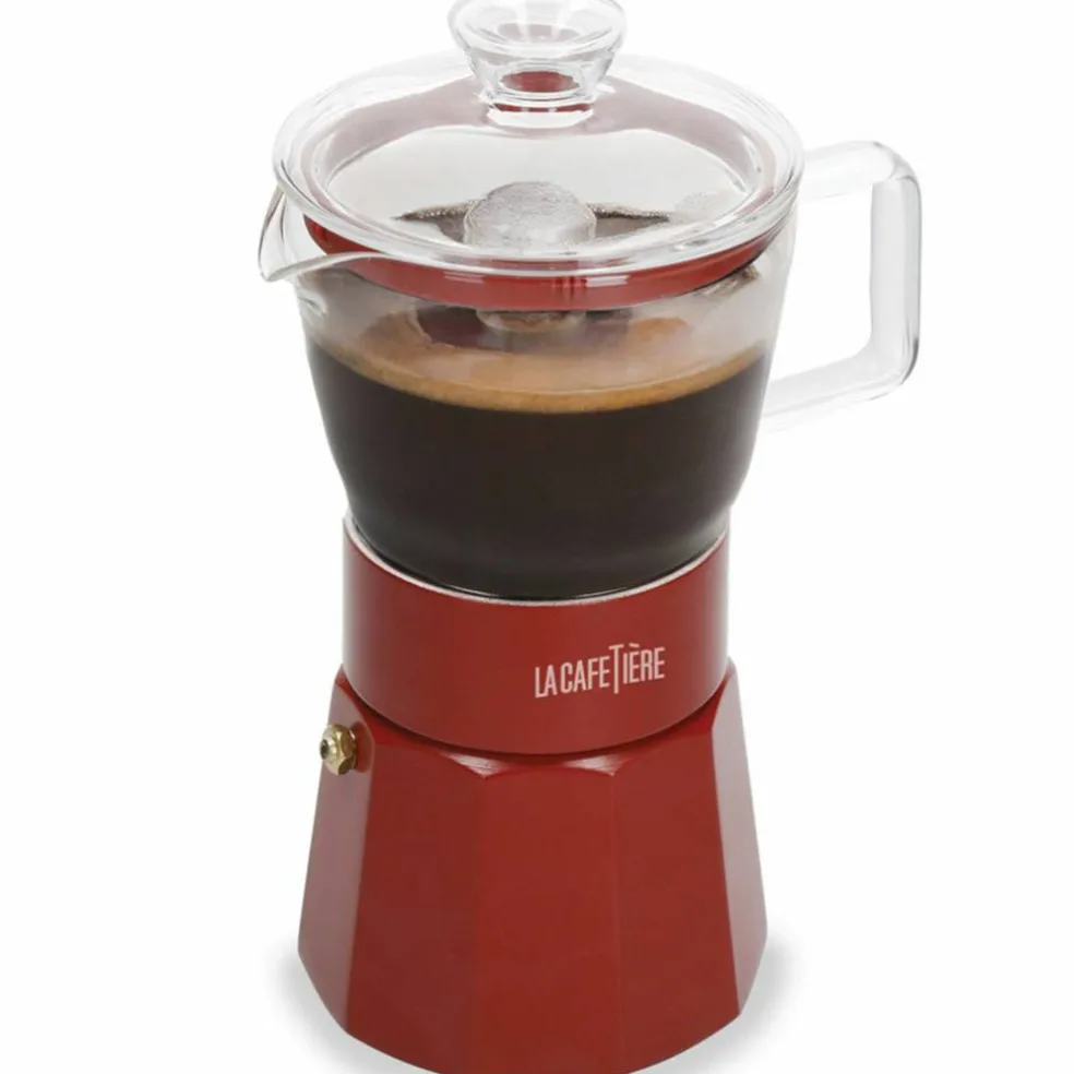 Espressokanne, rød