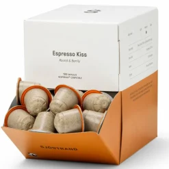 Espresso Kiss kaffekapsler 100-pakning