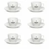 Espressokopper 6 stk, hvit