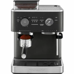 Espressomaskin med kaffekvern, juniper