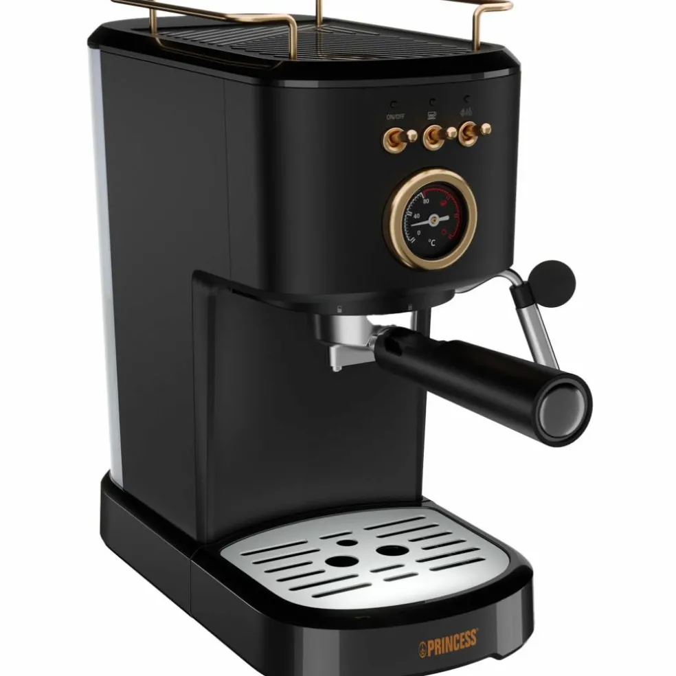 Espressomaskin, rustfritt stål