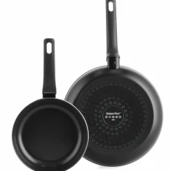 Essence stekepannesett 24 + 28 cm, svart