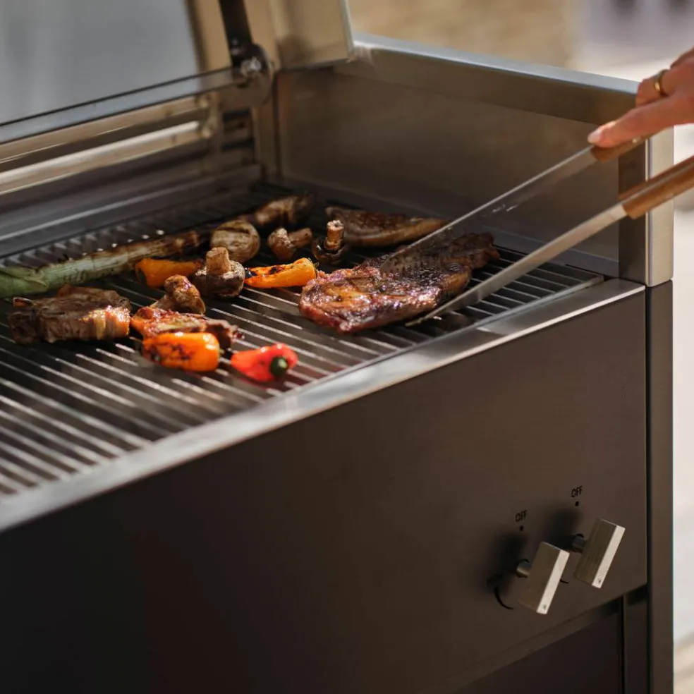 Essentials gassgrill, rustfritt stål