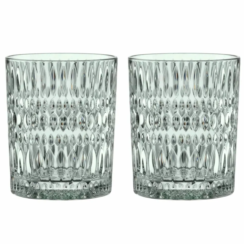 Ethno tumblerglass 30,4 cl, mint, 2 stk