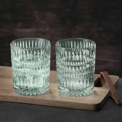 Ethno tumblerglass 30,4 cl, mint, 2 stk