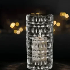 Ethno vase 23 cm, klar