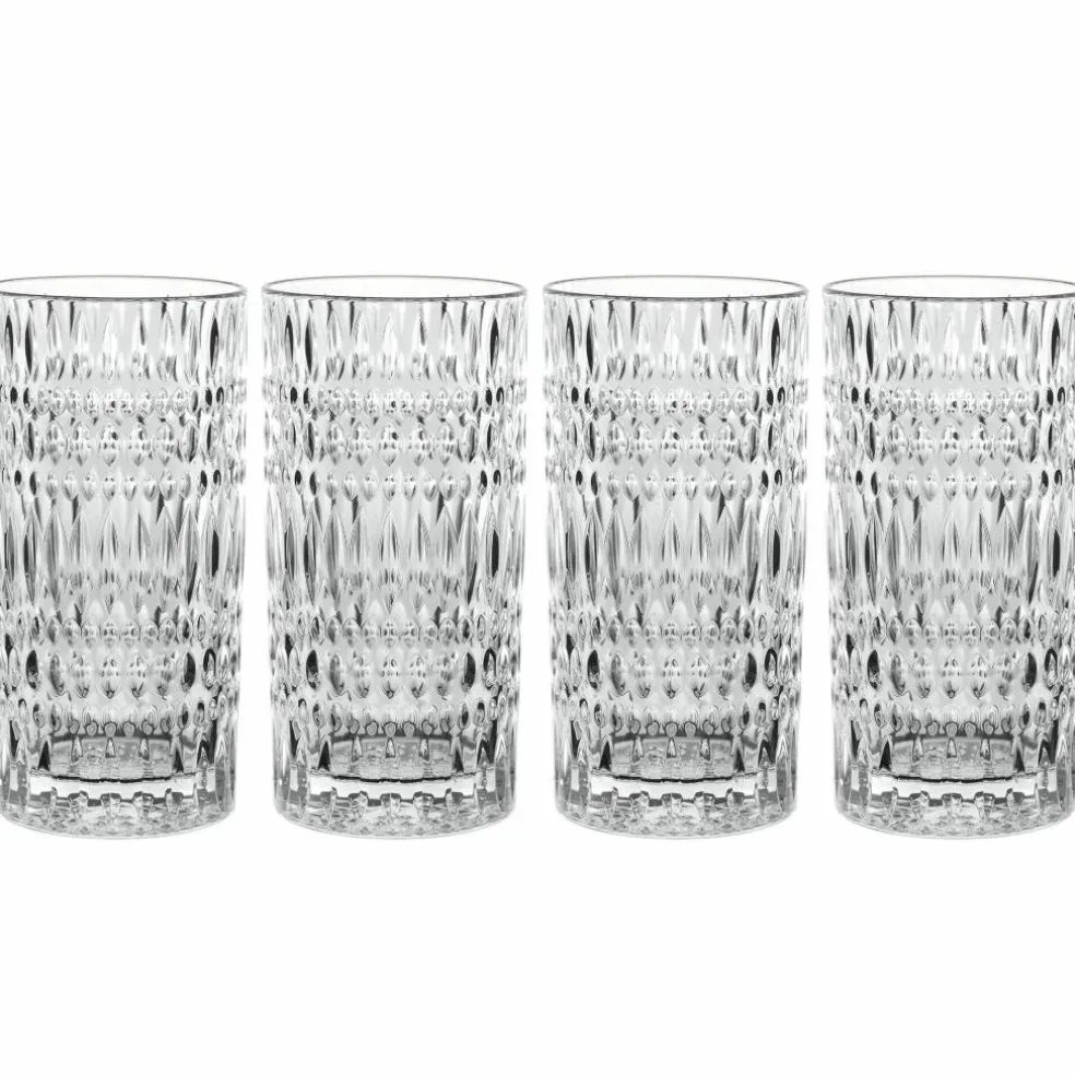 Etno longdrinkglass 4-stk, 43,4 cl