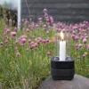 Ettan glasshette, gaveeske, svart