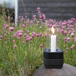 Ettan glasshette, gaveeske, svart