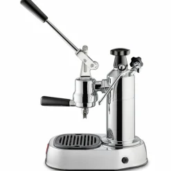 Europiccola Lusso Espressomaskin, 0,8 liter, Rustfritt stål med svart håndtak LPLELQ01EU