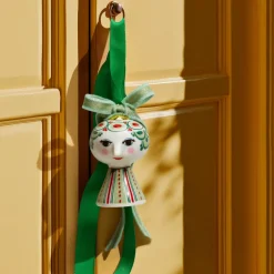 Eva juledekorasjon 2025 7,5 cm, grønn