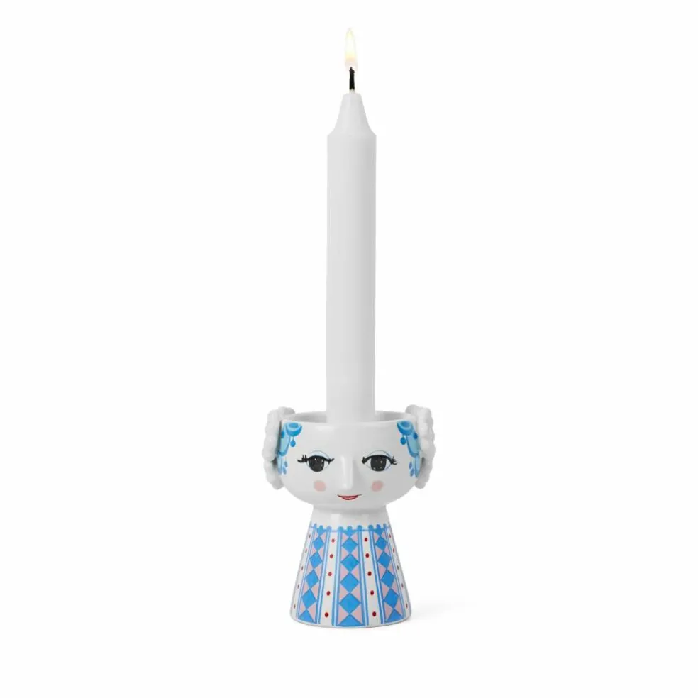 Eva lysestake 9.5 cm, lavendel