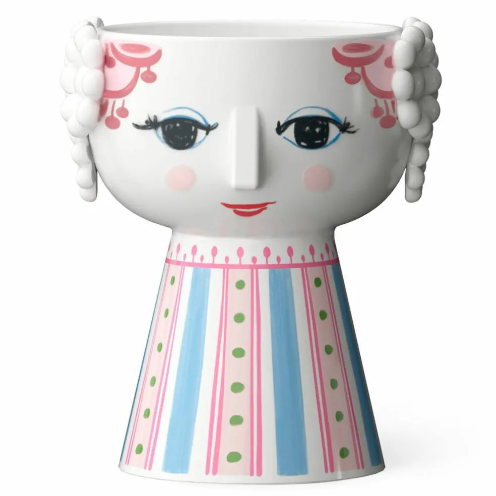 Eva lysestake 9,5 cm, pink