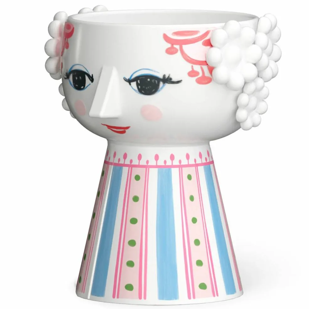Eva lysestake 9,5 cm, pink