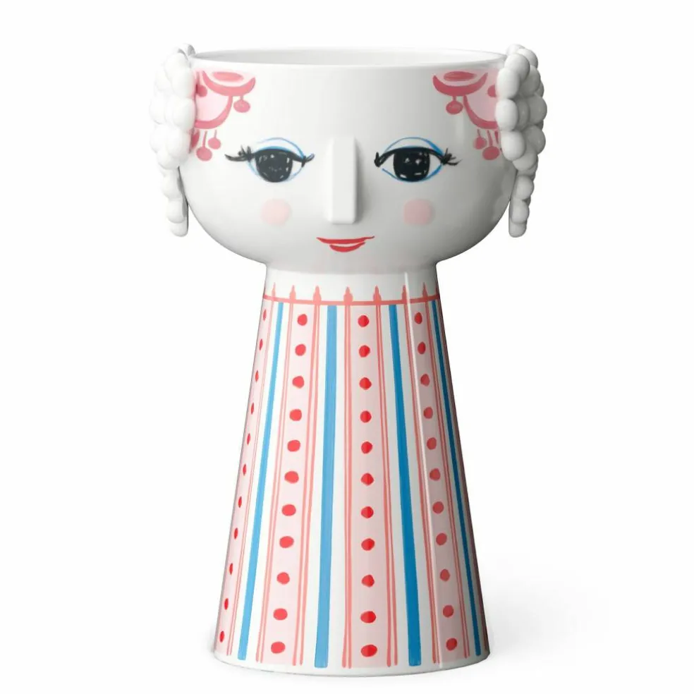 Eva lysestake 14 cm, rød