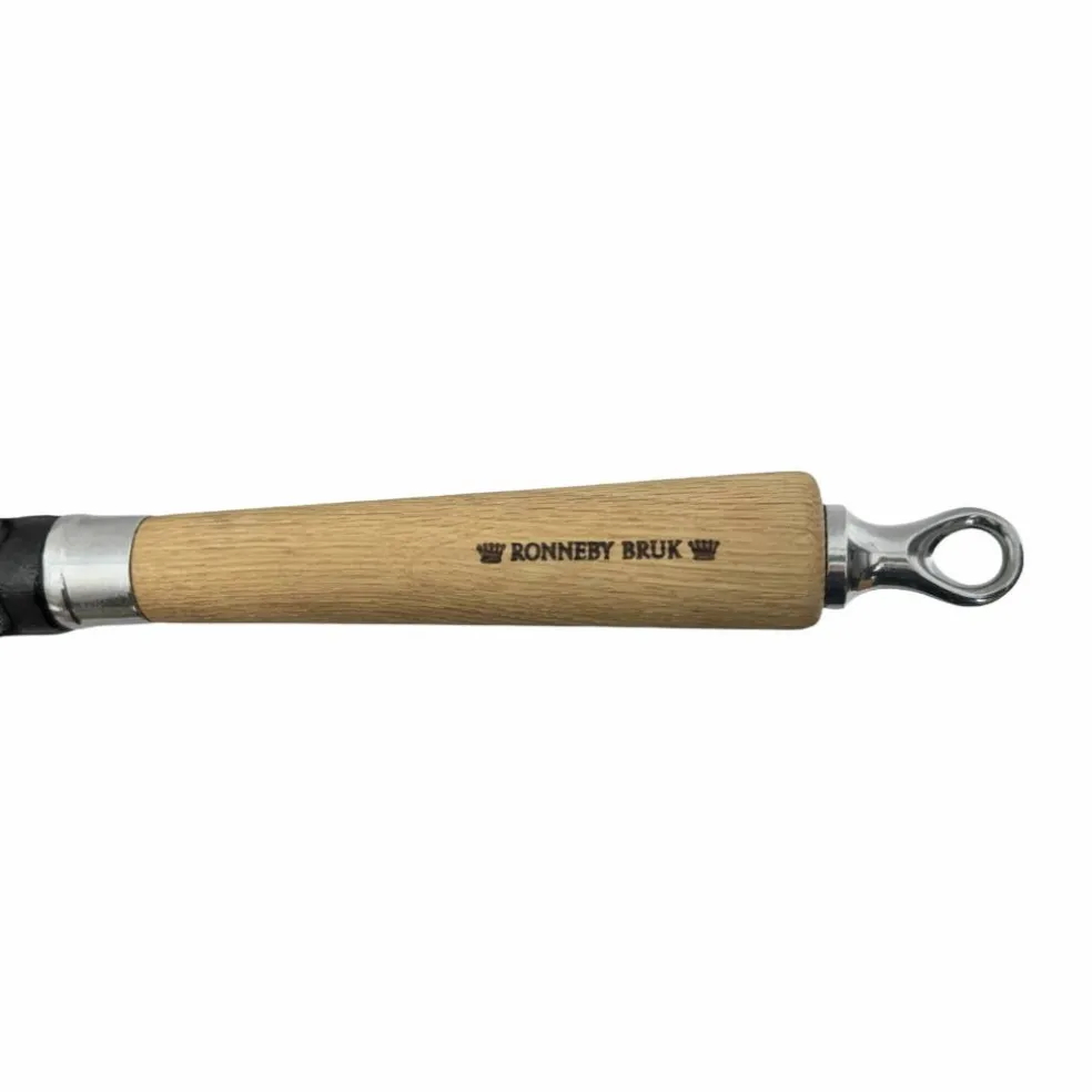Exclusive Line støpejernspanne med rund kant 28 cm, eik