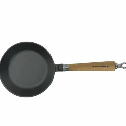 Exclusive Line støpejernspanne med rund kant 28 cm, eik