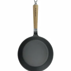 Exclusive Line støpejernspanne med rund kant 28 cm, eik