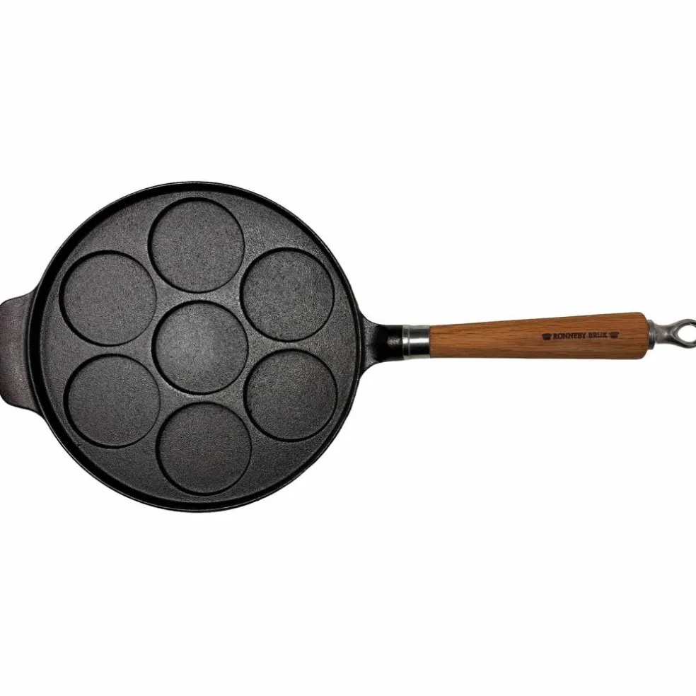 Exclusive Line takke i støpejern, 25 cm, eik