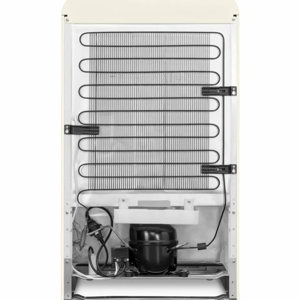 FAB10HRBL6 kjøleskap med flaskeholder, creme